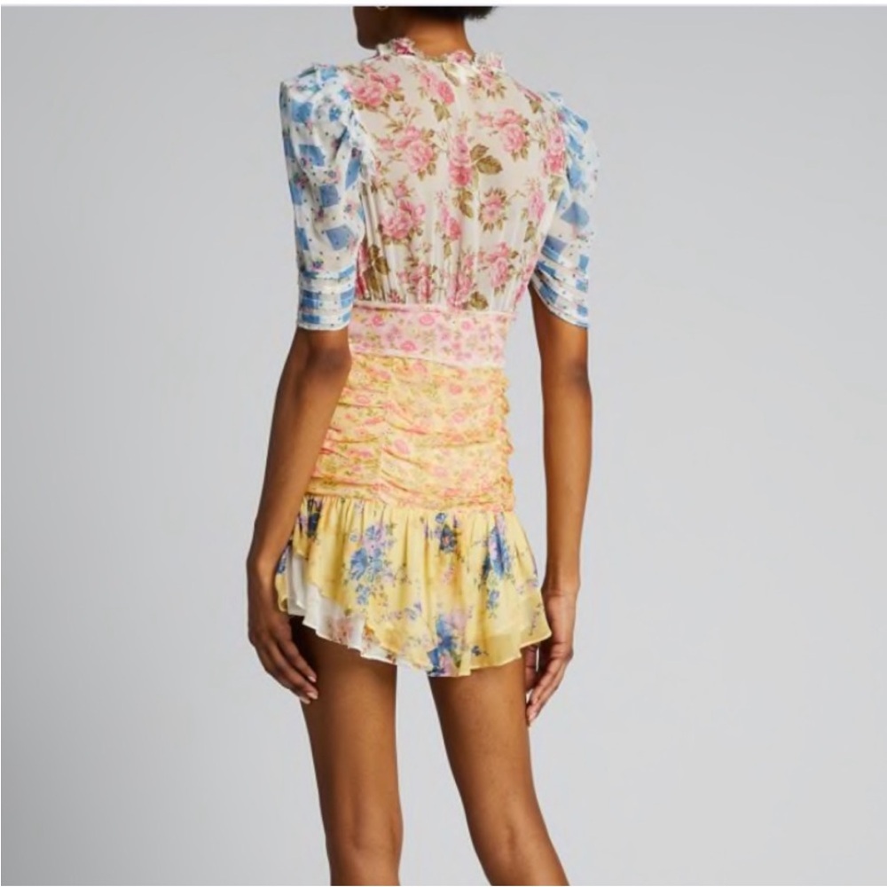 Loveshackfancy Arlo silk mixed print picnic dress - Picture 6 of 7